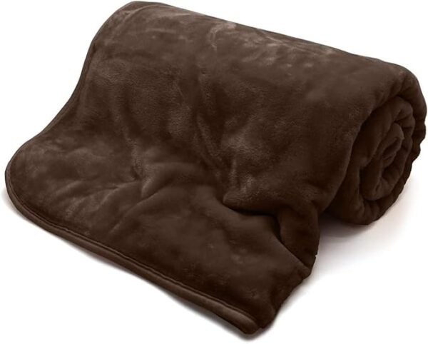 Night Zone Luxury Faux Fur Mink Fleece Throw Over Sofa Bed Soft Warm Blanket