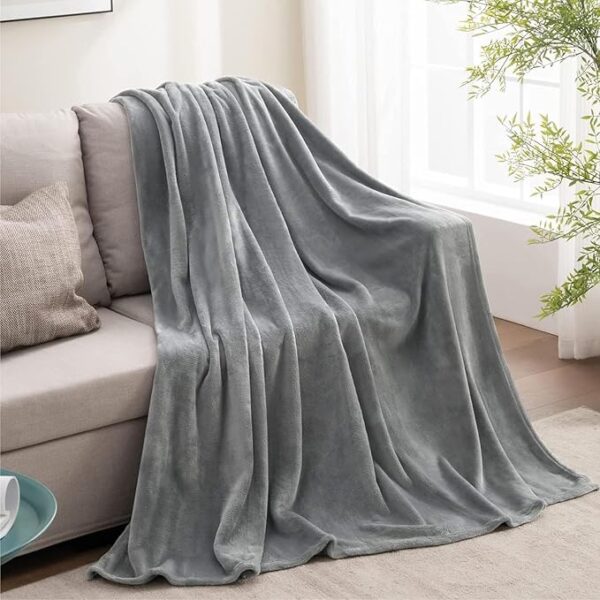 Night Zone Luxury Faux Fur Mink Fleece Throw Over Sofa Bed Soft Warm Blanket