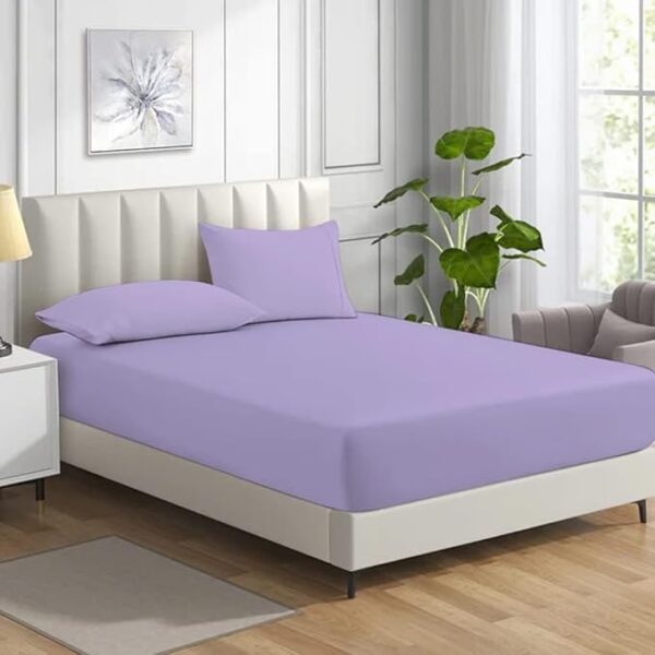 Night Zone Fitted Bed Sheet Non Iron Polycotton Soft Easy Care Percale 25cm Deep Pocket Fitted Sheet (King, Teal)