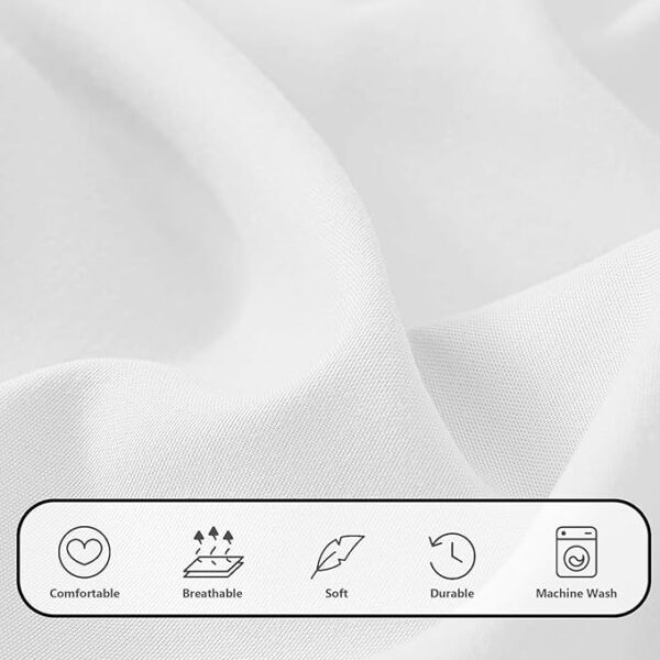 Night Zone Fitted Bed Sheet Non Iron Polycotton Soft Easy Care Percale 25cm Deep Pocket Fitted Sheet (King, Teal)
