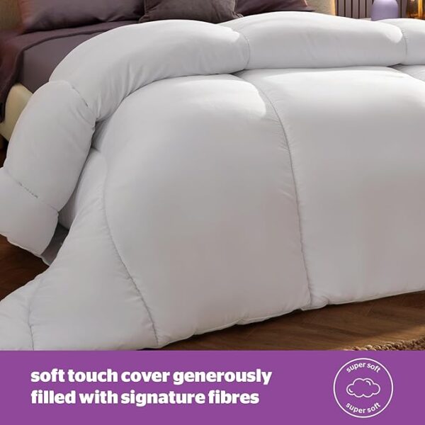 Silentnight Deep Sleep Duvet 10.5 Tog - All Year Round Soft Fluffy Comfortable Duvet - Hypoallergenic Machine Washable - Single, White, 444729GE